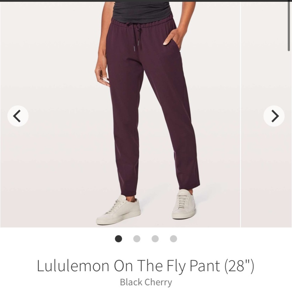 ❌❌SOLD❌❌Lululemon On the Fly Pants/joggers
